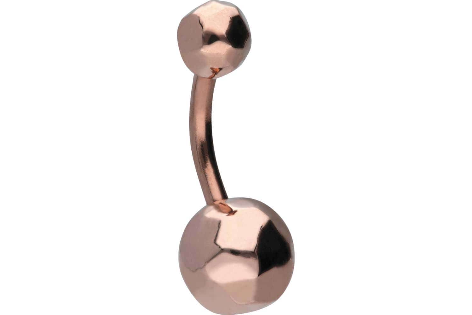 Chirurgenstahl Bananabell Piercing POLYGON-KUGELN
